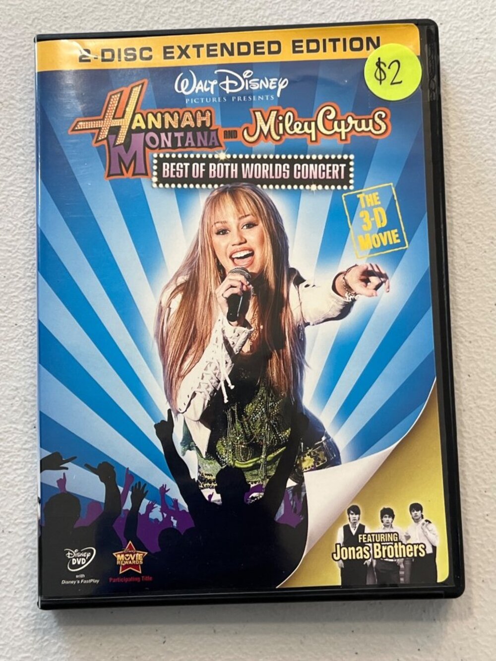 Hannah Montana & Miley Cyrus: Best Of Both Worlds Concert 2008 DVD Pre-Owned
